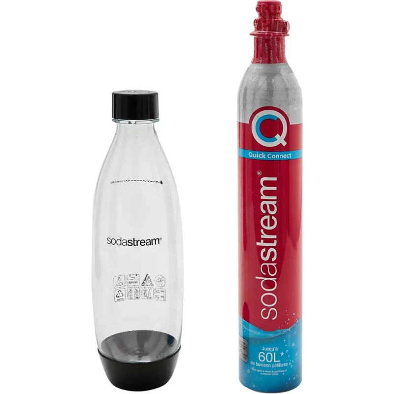 Machine à soda SODASTREAM Terra noire pack 1 bouteille + 1 recharge + 2 Sirops OFFERT – Image 4