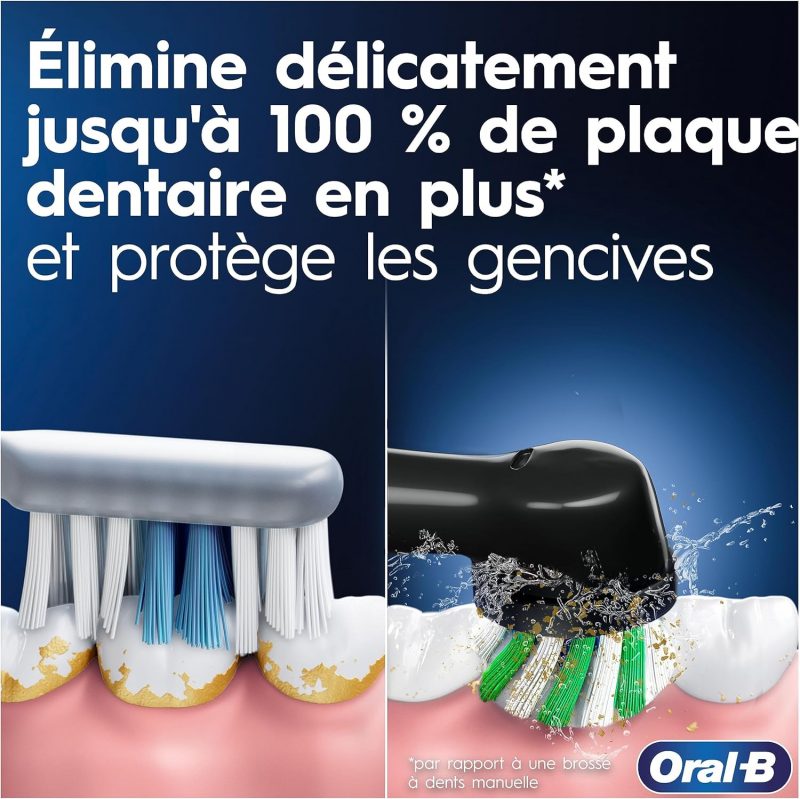 Oral-B Pro 3 Brosse À Dents Électrique + 4 Brosses OFFERTE – Image 2